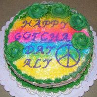 "gotcha Cake" This is a cake for a co-workers (adopted) daughter. They celebrate Aly's birthday, but they also celebrate the "Gotcha Day&quot...