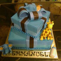 Emmanuel Bs My first gift box cake