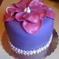 Tinkerbell This was made for the top of a cupcake tower. The customer did not want a tinkerbell on top. I created this cake in the colors of the...