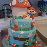 Super Mario Made for a very special little boy, i created everything by hand and it is completely edible. A lot of detail however very happy with the...