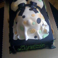 Baby Belly Made for a baby shower. I loved making this and using the invite as my inspiration. All everything is edible and made by hand. I did not...