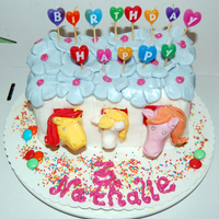 3Rd Birthday Cake Horse Stable This is a birthday cake for my friends daughter... Tried from Debbie Browns book :-)