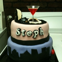 Sex And The City This was my first attempt of making a shoe. I used template provided by TheCakeEngineer. Pearls and lipstck are made out of fondant. I...