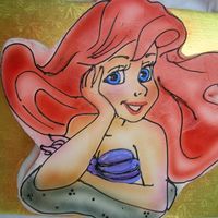 Ariel We do a lot of these cut-out charectar cakes at the bakery; figured I'd include a 'staple' cake, since we don't always...