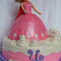 Queen Frostine/candyland This cake was for a candyland party. The cake was on the Queen frostine "stop" on the roomsized game board.