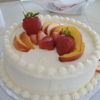 Mmmm Fruit This was just a simple cake I threw together for company coming.