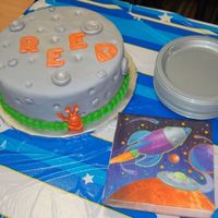 Moon Cake All MMF except for buttercream border.