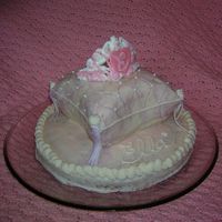 Baby Ella Cake I made this cake to greet my new baby neice, Ella Faith! I think I'd like to make it again and cover it in fondant for a much smoother...