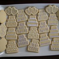 Iced Sugar Cookies - Chris & Aseel Sugar cookies iced with royal icing, made for my stepson and future daughter-in-law's rehearsal dinner this evening. These were to go...