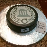 Roman Poker Chip Made to look like the Birthday Boy's special Poker Chips. FBCT. All buttercream with a fondant playing card.
