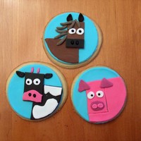 Farm Cookies Got this idea from someone here on CC, sorry I can't remember their name. I made them for my nephew on his 2nd birthday because he...