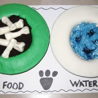 Puppy Party My son wanted a puppy cake, but I didn't want to attempt it, so I settled on dog dishes. I know I'm completely amatueur, but it...