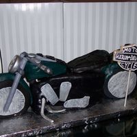 3-D Harley Cake This is the birthday cake i did for my hubby. thanks to the inspiration and help from some of you cc'ers. definately makes me want an...