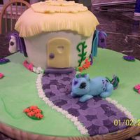 Lorin's Pony's My version of this cute cake, Im not sure who did the original, but thank you for a great idea. It was a rainbow cake with strawberry...