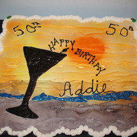 Sunset Martini Cupcake Cake cupcake cake