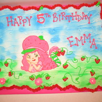 Strawberry Shortcake Cupcake Cake This cake is made up of 50 cupcakes.