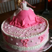 Sleeping Beauty Birthday Cake ..You can see the rest of her photo shoot at www.thehungryhousewife.blogspot.com This was my first cake!! I think it turned out well....