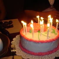 My Sisters Birthday Buttercream frosting with buttercream roses