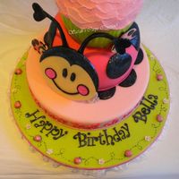 Lady Bug Lady Bug Oh So Sweet... Made to match the Lady Bug Lady Bug oh so sweet... Birthday Party. Layons made from gumpaste painted and disco dusted. The Tapits Funky...