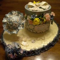 Nanny's Hat Box I poured myself into this for as much time over a week I could being a Mom of 4. This is for My Grandmother whom I love deeply, is not well...