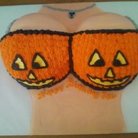 Halloween Boobie Cake 