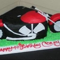 Motorcycle2.jpg I made this cake for a customer during the first week of helping a friend open her Bakery (bakemydaykaty.com). It was a big hit.