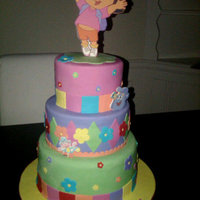 Dora The Explorer Inspired by several cakes on here. Thanks for looking.