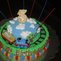 Thomas The Tank Engine Chris's 3Rd Bday I got this idea from kchart- THANKS! I had a major cake disaster the day before my son's birthday and I went on to cake central to...