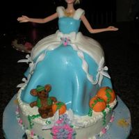 Cinderella's Birthday I got this idea from a CC member. The wondermold was sold out at my local michaels so I made 3 layers of a 6 round. the bottom is two 9...