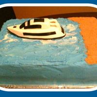 Yacht Cake My 1st yacht cake... made of fondant/gumpaste. tfl