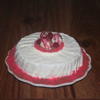 White Chocolate Raspberry Cake 
