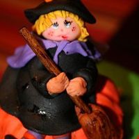 Cutie Witch Fondant Topper fondant topper
