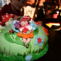 Fairy Tale Macarena 6Th Birthday Cake Carrot and Spice cake with vanilla icing cover and decorated with fondant