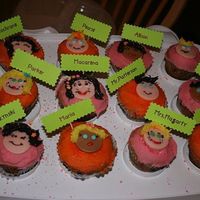 Macarena's 5Th Birthday,classmates Cupcakes 