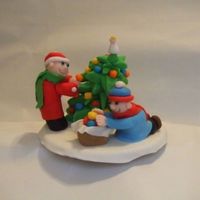 Tree Trimming I made this figure for a friend's annual tree-trimming party. I heavily relied on inspiration from this site--thanks everyone! The...