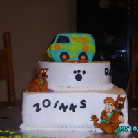 Scooby Doo For Friend's 4 yr old who loves Scooby Doo, First time at doing 3-d characters etc..