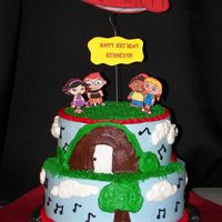 Little Einsteins I made this for my best friends daughter for her 4th birthday. I couldn't find a single thing I could use as a cake topper or...
