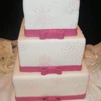 Starburst Wedding Cake 