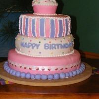 Birthday Cake I made this for a family member - I was completely fustrated with this. I am trying to learn, and be better - but this was def a roller...