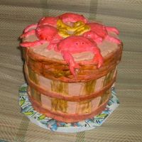 Crab Basket I did this as inspired by so many here - it was a quick job and by time I got to the crabs I was beat so they aren't the best....