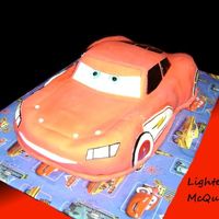 Lightening Mcqueen Lightening McQueen cake for my 6 year old's birthday.