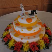 My Sisters Wedding Cake 