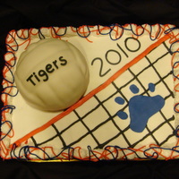 Volleyball This cake was done for our local high school volleyball team, to help celebrate parents night. A big thank you to all fellow CC'rs,...