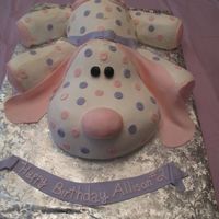 Polka Dotted Puppy I made this puppy for my daughters 2nd birthday. She loves puppies and I wanted it to be girly. The dents in it are from my husband putting...