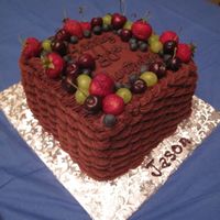Chocolate Basketweave Cake I made this for my husbands 30th birthday. He wanted chocolate cake filled and iced with chocolate buttercream. The design was inspired by...