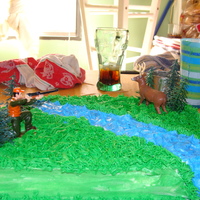 Deer Hunting Cake I made this for a friends sons bday.