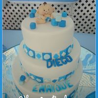 Baby Shower Figura hecha en modelado de azucar....