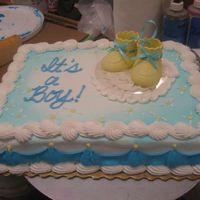 Its A Boy It's just a plain ol baby shower cake.. but I think it's cute