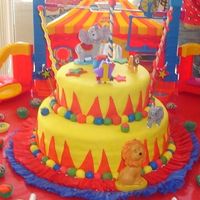 Circus Cake! Easy And Beautiful! 
