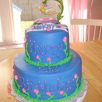 Tinkerbell Tinkerbell cake inspired by many cc cakes! All buttercream. TFL